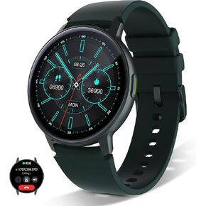 Smart Watches for Men Women with Answer/Make Calls, 1.3" AMOLED Smartwatch for Android/iOS Phones, IP68 Waterproof Fitness Watch with Heart Rate/Blood Oxygen/Sleep Monitor