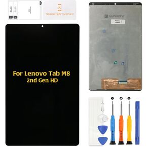 A-MIND Original LCD Screen Replacement for Lenovo Tab M8 2nd Gen HD TB-8505FS (2019) | 8" Display Touch Digitizer Assembly for Lenovo Tab M8 (2nd Gen) | Replacement with Repair Tools
