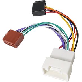 ISO Radio Wiring Harness Car Stereo Wire Adapter Compatible with Mitsubishi Outlander Lancer Mirage Pajero Shogun Triton 20Pin Aftermarket Radio Connector