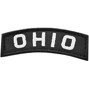 Ohio Shoulder Tab OH State Army Morale Tactical Touch Fastener Patch