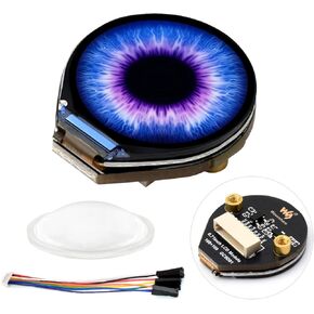 Waveshare 0.71inch Round LCD Display Module, IPS Panel, 160×160 Resolution, SPI Interface, 65K Colors, Embedded GC9D01 Driver