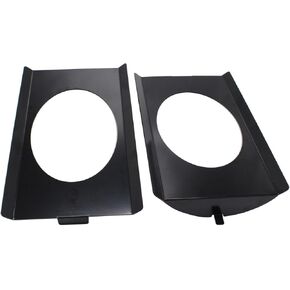 1 Pair SHLPDFM Black Behind Seat Speaker Brackets Square Body Compatible with 1973-1987 Chevy/GMC C10 Single Cab or Crew Cap Pickup for 6x9 Speakers