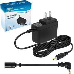 HQRP AC Power Adapter Compatible with Omron Healthcare 5 Series, 7 Series, 10 Series, Silver, Gold, Platinum Upper Arm Blood Pressure Monitor, Hem-ADPTW5 AC Adapter Omron Power Supply 6V DC Cord