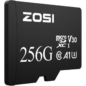 ZOSI 256GB microSDXC UHS-I Memory Card,Class10,U3,V30,Micro SD Card Compatible with ZOSI Security Cameras