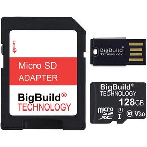 128GB U3 Micro SDXC Memory Card for EZVIZ C8W, CB3, EB3, H3 Security Cameras