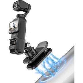 360 ° قابلة للتعديل على ظهر الظهر جبل جبل مغناطيسي لـ DJI Osmo Action 5 Pro/Action 4/DJI Osmo Pocket 3 Accessories