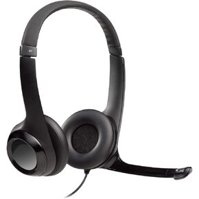 Logitech USB Headset H390 with Noise Cancelling Mic (Renewed)