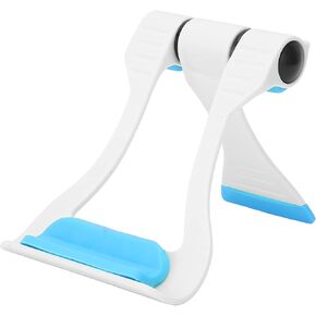 Zopsc Desktop Tablet Stand Holder, 150 ° Adjustable Angle Foldable Tablet Stand Bracket Compact Dock Desktop Stand Holder Portable Phone Tablet Bracket. (Blue)