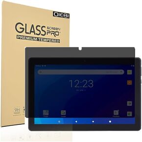 Privacy Screen Protector for Onn 10.1 inch Tablet and Onn Tablet Pro 10.1 inch, Anti-Spy Tempered Glass, 1 Pack