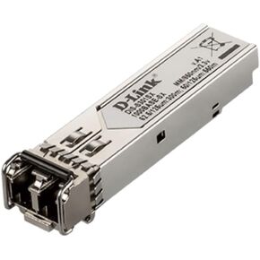 D-Link 1-Port Mini-GBIC SFP to 1000BaseSX Multi-Mode 550M Fiber Transceiver - (DIS-S301SX)