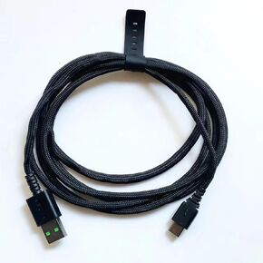 LZYDD Mouse Dock Pro USB Type C Data Charging Cord Cable for Razer Viper V2 Pro/DeathAdder V3 Pro/Basilisk V3 Pro Wireless Gaming Mouse/HyperPolling Wireless Dongle/Viper V3 HyperSpeed (Black)
