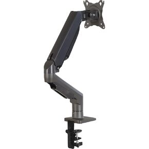 Office Star SPX Single Monitor Arm with Tilt, Swivel and Rotation, VESA Monitor Mounting for 17-inch to 30-inch Monitors, Charcoal