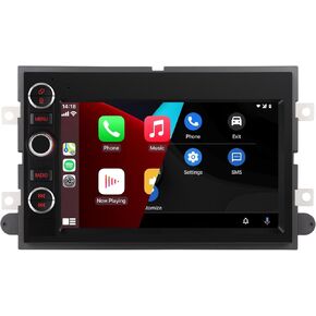 Radio for Ford F150 F250 F350 Upgrade with Wireless Carplay/Android Auto Car Stereo with 7 inch IPS Touch Screen/Bluetooth/Mirror Link/FM/AM/USB
