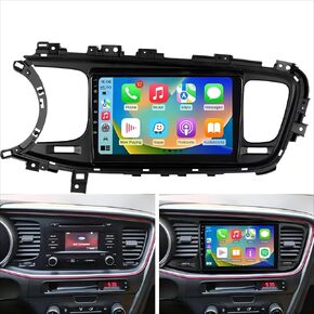 9 inches Car Stereo Radio for KIA Optima K5 2011 2012 2013 2014 2015, Android 13 Touchscreen Radio w/CarPlay &Android Auto Radio, Support GPS Bluetooth SWC WiFi/Backup Camera Radio -2+32G