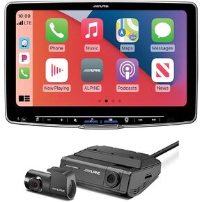 Alpine ILX-F511 Halo11 11" 1-DIN Digital Multimedia Receiver with DVR-C320R HD Night Vision Dash Camera