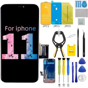 Tested Incell Screen for iPhone 11 Screen Replacement kit Display for iPhone 11 Icd for 11 Replacement Screen COF Full HD Digitizer 3D Touch Assembly Repair Part