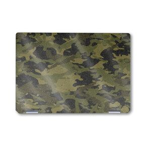 Glossy Glitter Laptop Skin Compatible with HP Spectre x360 14" (2024) - Green Camouflage - Premium 3M Vinyl Protective Wrap Decal Cover - Easy to Apply | Crafted in The USA by MightySkins