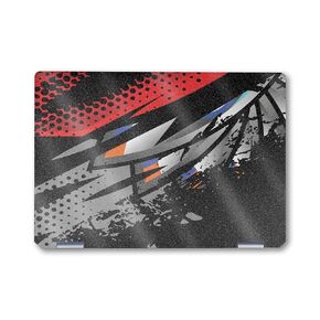 Glossy Glitter Laptop Skin Compatible with HP Spectre x360 14" (2024) - Blade Fan - Premium 3M Vinyl Protective Wrap Decal Cover - Easy to Apply | Crafted in The USA by MightySkins