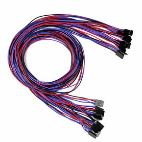 FEBNISCTE 10 pcs/lot 70cm 4 Pin Female to Female Jumper Wire Dupont Cable for 3D Printer