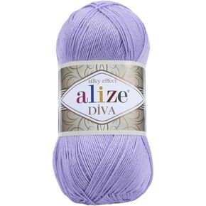 Alize Diva Silky Effect Hand Knitting Yarn Microfiber Acrylic Yarn Thread Crochet Art Lace Craft Lot of 5 skeins 500gr 1915 yds Hand Knitting Yarn (87- Coal Grey)