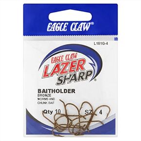 Eagle Claw BAITHOLDER #12 Lazer Bronze 10P