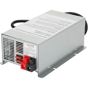 WF-9865 65 Amp RV Power Converter/Charger, Deck-Mounted, 65 Amp DC Output, Silver, Anderson SB50 Connector, Type B Plug