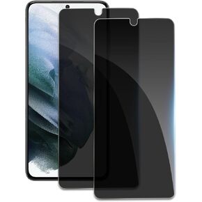 Privacy Screen Protector for Samsung Galaxy S21 5G, Shatterproof Tempered Glass Accessories, Anti Spy Tempered Glass Film, Case Friendly Ultra Resistant 9H Hardness Anti-Glare HD Black -2 Pack