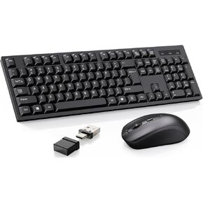 Wireless Keyboard and Mouse Combo,Wireless Keyboard and Mouse for Windows,Android,iPad pro/iPad Air/iPad/iPad Mini,Compatible with PC, Laptop