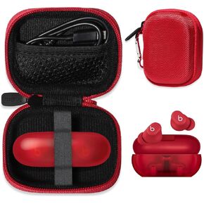 CaseSack Case for Beats Solo Buds - Wireless Bluetooth Earbuds (Red)