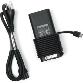 Original Replacement 65W USB Type C Charger for Dell ChromeBook 3100 5190 Inspiron 5280 5310 5320 7635 7620 7490 Xps 12 13 9300 9305 9310 9315 Latitude 7640 7410 7420 7430 5410 5420 5430 2in1 Laptop