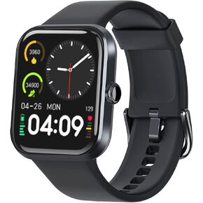 RERE ASW1 Smart Watch with Alexa Built-in,1.69 inch Fitness Tracker with 20 Sport Modes, Heart Rate, Blood Oxygen, Sleep Monitor, 5ATM Waterproof, 10 Day Battery Life, Fit for iOS and Android, Pink