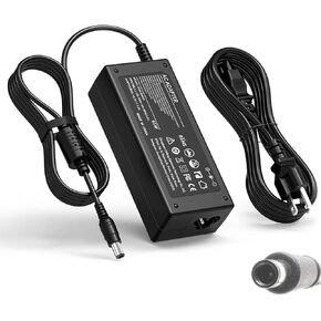 65W 18.5V 7.4 * 5.0mm Tip Laptop Charger for Hp Pavilion DV7 DV6 DV5 DV4 DM4 G7 G6 Series Compatible with Compaq Cq57 Cq62 Cq56 Cq61 Cq60 Cq58 Hp Elitebook Probook Serie Power Supply AC Adapter