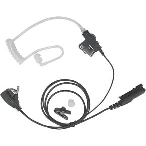 2 Wire Ptt Mic Earpiece Two Way Radio Headset for Motorola Walkie Talkie xpr 3300 3500 3300e 3500e(Black,Wired)