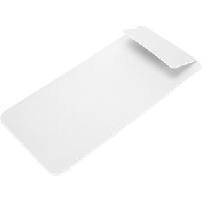 Keyboard Case, Thin Portable Faux Leather Shockproof Keyboard Carrying Bag Storage Case Inner Cover, for Logitech K380(White+Silver)