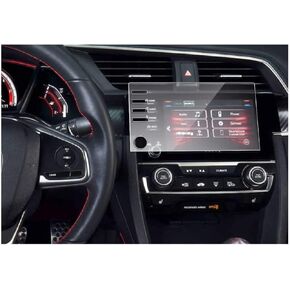 SATIS Screen Protector Compatible with 2019-2021 Honda Civic (No Navigation,4 Buttons)，Anti Scratch,Bubble Free,9H Hardness Tempered Glass