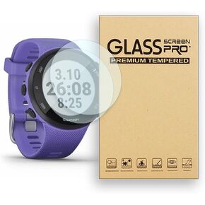 Screen Protector for Garmin Forerunner 945 Tempered Glass Film, 9H Hardness,Anti-Scratch,High Definition,Bubble Free (2 pcs)