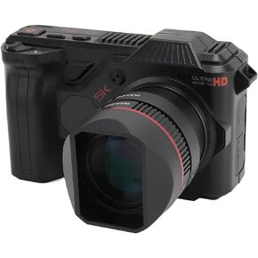 50MP Digital Camera with 50x Optical Zoom, 5K Resolution and Night, 4 Screen, 5G, 64G SD Card, 4800mAh Battery, for Photography, Video Recording and Travel