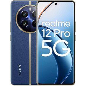 realme 12 Pro 5G Smartphone, 8+256GB, Sony IM890 OIS Camera, 2X Optical Zoom Phone, Qualcomm Snapdragon 6 Gen 1 Processor, 120Hz Curved Screen, 67W Super Fast Charging, Dual SIM, Blue
