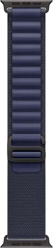 Apple Watch Band - Alpine Loop (49mm) - Navy with Black Titanium Finish - Medium in Kuwait