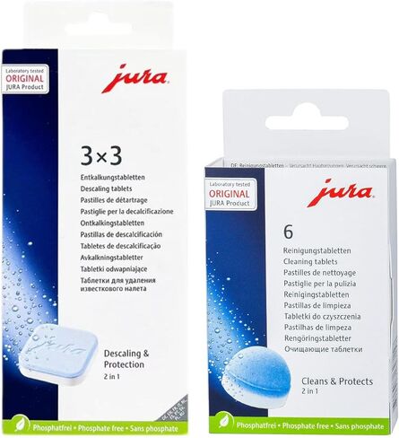 Cleaning Tablets and Descaling Tablets for All Coffee machines Combi pack (9 + 6 Pack) in Saudi Arabia