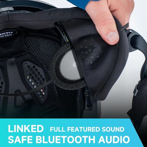 Wireless Bluetooths 5.4, Drop-in Headphones - 101db 500mAh HD Speakers Compatible Any Audio Ready Ski/Snowboard Helmet Headphones. Glove Friendly Controls, Microphone for Hands-Free Calls. in Kuwait