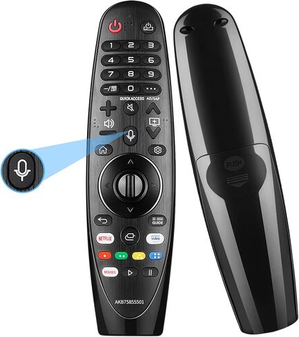 AN-MR20GA لـ LG SMART TV Magic Remote Replace ، مع التعرف على الصوت ووظيفة المؤشر ، Universal LG Remote لـ LG UHD QNED Nanocell 4K 8K Models Google/Alexa in Kuwait