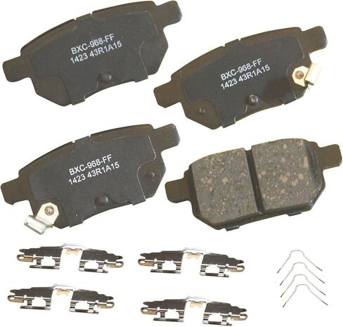 Bendix Premium Rear Brake Pads for Chrysler Town & Country 2016-2012, Dodge Grand Caravan 2017-2012, Journey 2017-2012, Ram C/V 2015-2012, Volkswagen Routan 2014-2012- (SBC1596) in Saudi Arabia