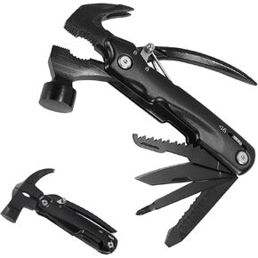 WYNK Stocking Stuffers for Adults Men, 12 in 1 Hammer Multitool Gifts for Men, White Elephant Gifts for Adults, Mens Gifts for Dad Him Husband, Dad Christmas Gifts, Camping Essentials Gear Tools
