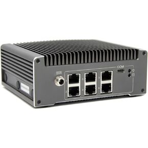 Protectli Vault V1610-6 Port, Micro Appliance/Mini PC - Intel N6005, 6X 2.5G NICs, 16GB LPDDR RAM on-Board, 32GB eMMC on-Board