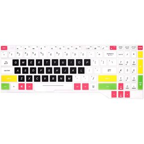 Silicone Keyboard Cover for ASUS TUF FX505 FX505GT FX505DT FX705 FX705DY, ROG Strix GL503 GL504 GL703 GL704 GL704GM GL704GV GL704GW Gaming Laptop USA Version(Candy Black)