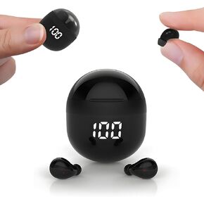 Invisible Sleep Earbuds, Smallest Sleep Earbuds for Side Sleepers, Mini Comfortable Fit Noise Blocking Wireless Bluetooth 5.3 Sleep Headphones, Tiny Hidden Sleepbuds for Sleeping, Working, Driving
