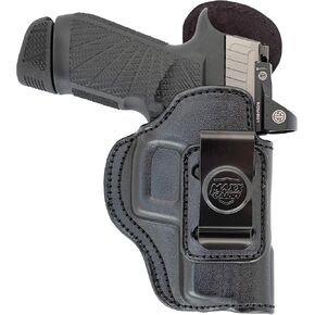 Maxx Carry IWB Inside The Waistband Leather Holster, Optic Ready, for SIG P320 RXP XCOMPACT Compatible with Most Red Dot Sight Optics