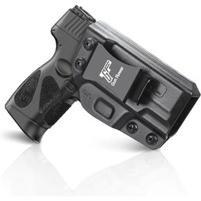 Gun & Flower Concealed Carry Holster for Taurus G2C/G3C, Glock 17/19/43/43x, M&P Shield 9mm, Inside Waistband Concealed Carry - Adj.Cant Retention,1.5''Metal Belt Clip, Right Hand