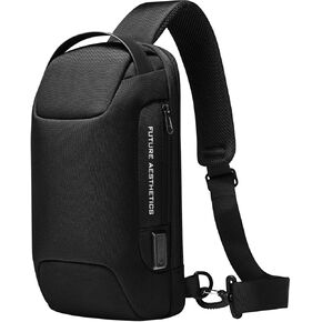 BANGE Sling Bag - Waterproof Men's Chest Shoulder Crossbody Sling Backpack